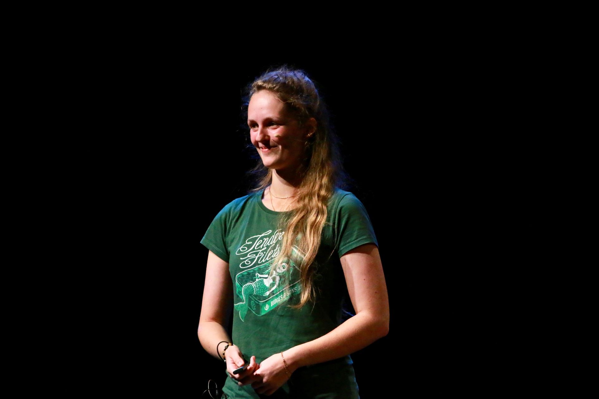 Caro Schäfer auf der Bühne